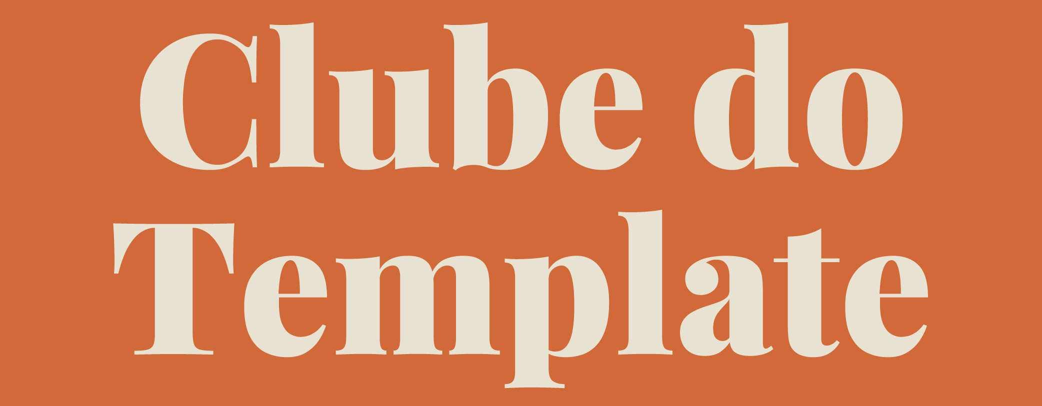 Clube do Template