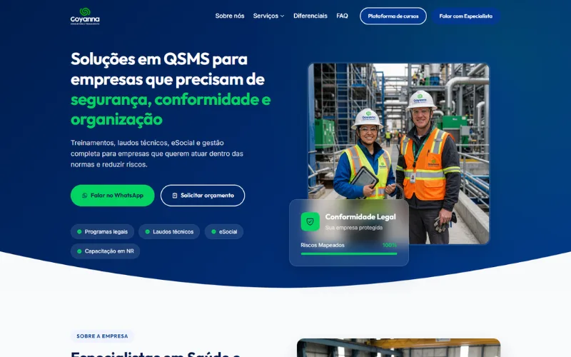 Site Goyanna Consultoria