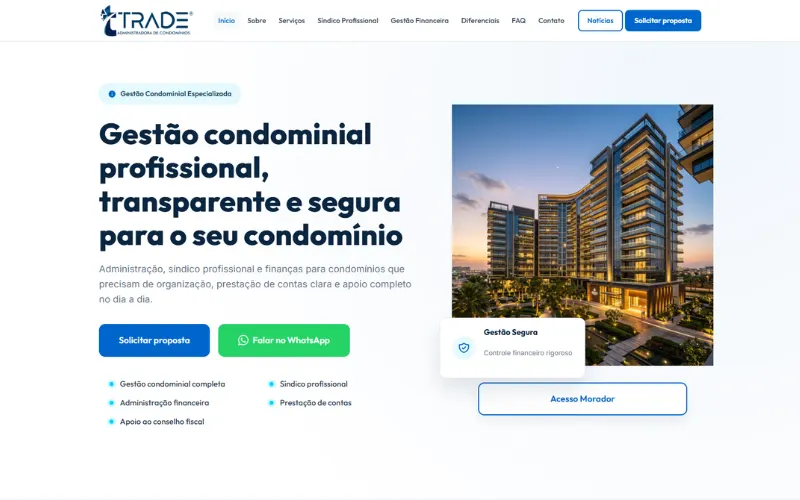 Site Trade Finanças