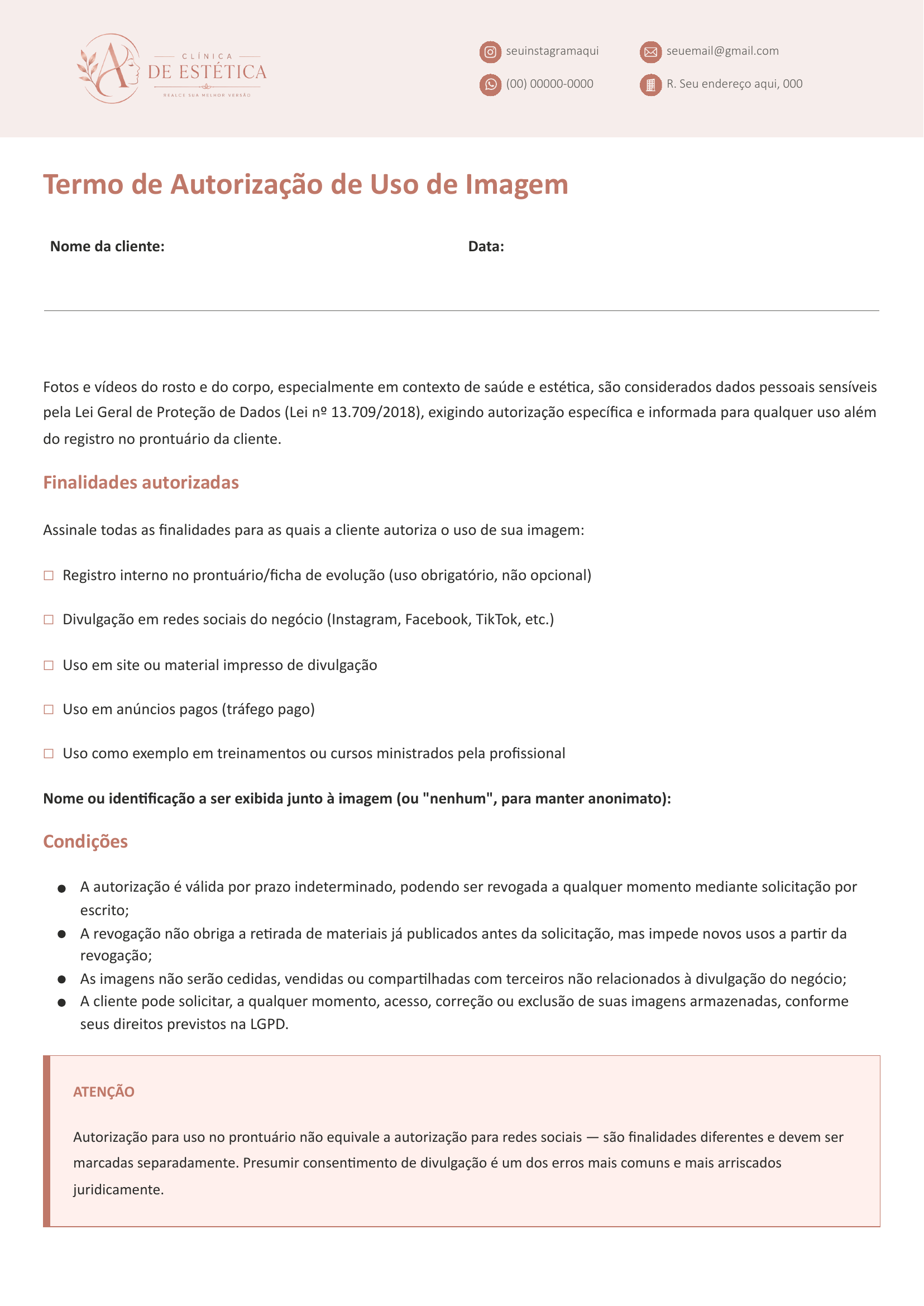 Termo de Autorização de Uso de Imagem